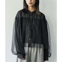 mili an deni/ミリアンデニ mili an deni チュール使いブラウス/507914445
