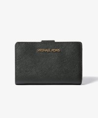 MICHAEL KORS/マイケルコース MICHAEL KORS マイケルコース MICHAEL KORS Medium Crossgrain Leather Wallet JET S/507914552