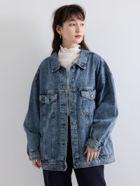 VICKY/ビッキー VICKY オーバーシルエットデニムジャケット≪洗濯機で洗える≫/507915761