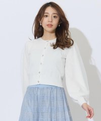 AND COUTURE/シアースリーブビジューカーディガン/507915952