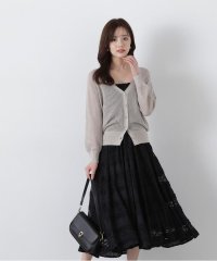 PROPORTION BODY DRESSING/透かし編みミドルカーディガン/507916077