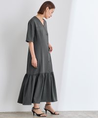 ur's/ノーカラーVネックティアードワンピース/507916206