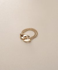 COCOSHNIK /K10キヘイモチーフダブルチェーン リング/507916477