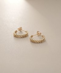 COCOSHNIK /K10キヘイフープ スタッドピアス/507916483