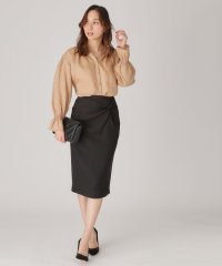 クードシャンス COUP DE CHANCE 【日本製】ドレープが美しい！ねじりデザインスカート