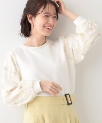 SHOO・LA・RUE　DRESKIP/シューラルー／ドレスキップ SHOO・LA・RUE/DRESKIP 袖チュール刺繍切り替えトップス/507916494