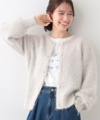 SHOO・LA・RUE　DRESKIP/シューラルー／ドレスキップ SHOO・LA・RUE/DRESKIP ラメフェザー柄編みカーディガン/507916496