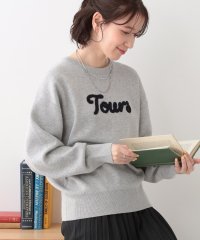 SHOO・LA・RUE/シューラルー SHOO・LA・RUE 【洗える／SーLL】ちくちくしにくい優しいサガラロゴニット/507916958