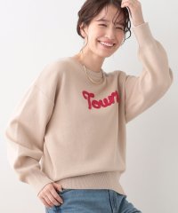 SHOO・LA・RUE/シューラルー SHOO・LA・RUE 【洗える／SーLL】ちくちくしにくい優しいサガラロゴニット/507916958