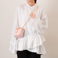REAL STYLE/リアルスタイル REAL STYLE ブラウス レディース 長袖 白 オフィス フリル シャツ 大きいサイズ ロング 立ち襟 トップス 春 夏 秋 冬 薄手 き/507917082