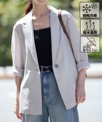 ROPE' PICNIC/【接触冷感・吸水速乾・防シワ】エフォートレスリラックスジャケット/通勤・セットアップ対応/507917235
