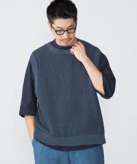 SHIPS MEN/SHIPS:〈手洗い可能〉メッシュ ニット ベスト/507917237