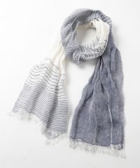 DISTINCTION MEN'S BIGI/バイカラーリネンストール/507917239