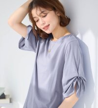 Viola e Viola/ヴィオラ エ ヴィオラ Viola e Viola 綿100％袖タックチュニック/507917300