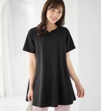 Alotta/アロッタ Alotta 【4つの機能付】フレアーロングチュニックTシャツ/507917313