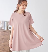 Alotta/アロッタ Alotta 【4つの機能付】フレアーロングチュニックTシャツ/507917313