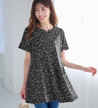 Alotta/アロッタ Alotta 【4つの機能付】フレアーロングチュニックTシャツ/507917313