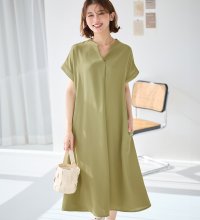 Viola e Viola/ヴィオラ エ ヴィオラ Viola e Viola さらさらEASYスキッパーAラインワンピ/507917319