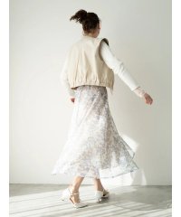 Te chichi TERRASSE/メッシュフラワーフレアスカート《2025spring catalog item》/507917405