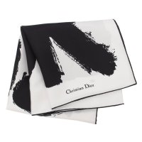 Dior/ディオール Dior スカーフ バンダナ ブラック ホワイト レディース Christian Dior 45MID090I616 900/507917503