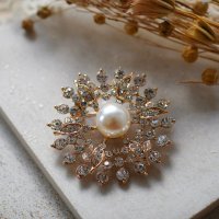 REAL STYLE/リアルスタイル REAL STYLE ブローチ ピン パール 卒業式 おしゃれ 花 フラワー 入学式 結婚式 レディース アクセサリー ジュエリー ラペルピン /507917522