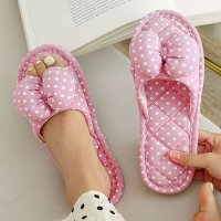 REAL STYLE/リアルスタイル REAL STYLE スリッパ 室内 レディース ルームシューズ 春夏 秋冬 おしゃれ 来客用 洗える 滑り止め サンダル 軽量 かわいい リボ/507917540