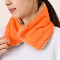 REAL STYLE/リアルスタイル REAL STYLE ネックウォーマー スヌード マフラー レディース メンズ キッズ 子供 ボタン ゴルフ 防寒 暖かい ファー ボア 中綿 /507917542