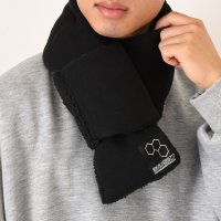 REAL STYLE/リアルスタイル REAL STYLE マフラー メンズ レディース ショート 裏ボア 裏起毛 中綿入り 厚手 差し込み 通し穴 短め ネックウォーマー ネックカ/507917551