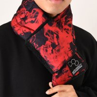 REAL STYLE/リアルスタイル REAL STYLE マフラー メンズ レディース ショート 裏ボア 裏起毛 中綿入り 厚手 差し込み 通し穴 短め ネックウォーマー ネックカ/507917551