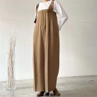 REAL STYLE/リアルスタイル REAL STYLE サロペット レディース 秋 冬 大きいサイズ オーバーオール オールインワン ロング マキシ ワイドパンツ カジュアル き/507917555