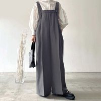REAL STYLE/リアルスタイル REAL STYLE サロペット レディース 秋 冬 大きいサイズ オーバーオール オールインワン ロング マキシ ワイドパンツ カジュアル き/507917555