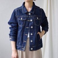 REAL STYLE/リアルスタイル REAL STYLE デニムジャケット レディース 春 インディゴ アウター 羽織り 上着 ジージャン Gジャン 薄手 長袖 カジュアル おしゃ/507917565