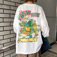 REAL STYLE/リアルスタイル REAL STYLE Tシャツ レディース 長袖 薄手 ミュータントタートルズ mutant turtles 公式グッズ 大きいサイズ トップス/507917571