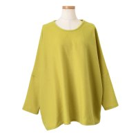 REAL STYLE/リアルスタイル REAL STYLE ニットソー レディース 長袖 秋 冬 春 大きいサイズ トップス カットソー ロンT チュニック ドルマン ゆったり 丸首/507917593