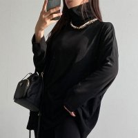 REAL STYLE/リアルスタイル REAL STYLE カットソー レディース 裏起毛 あったか 長袖 大きいサイズ タートルネック ハイネック 暖かい 秋 冬 春 トップス 体/507917599