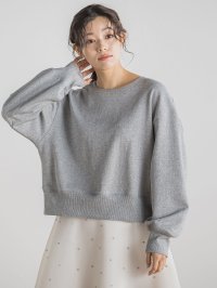 Droite Lautreamont/ドロワット ロートレアモン Droite lautreamont グリスター裏毛プルオーバー≪洗濯機で洗える≫/507917671