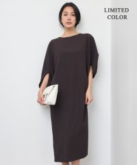 ICB（LARGE SIZE）/【UVケア・接触冷感・速乾・防シワ・洗える】FluidBackSatinドルマンスリーブワンピース/507917708