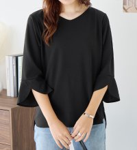 Alotta/アロッタ Alotta 【4つの機能付】チューリップ袖Tシャツブラウス/507917964