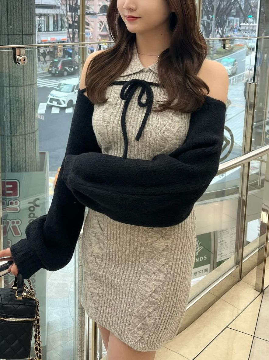 ダーリッチ Darich ショートボレロニットミニワンピース ダーリッチ Darich ショートボレロニットミニワンピース