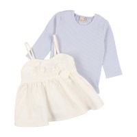 petit main/プティマイン petit main 【リンク】花ビスチェロンパースセット【返品不可商品】/507918144