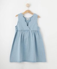 SHOO・LA・RUE(Kids) /【洗える/100－150cm】スカラップ使いがキュートな デニムジャンドレ/507918168