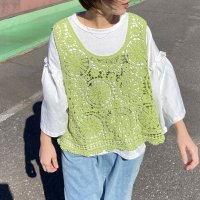 CRB/シーアールビー CRB クロシェレースベスト/507116497