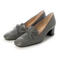Espresso/エスプレッソ Espresso 楽ちん レザーチャンキーヒール コンフォートパンプス/507419370