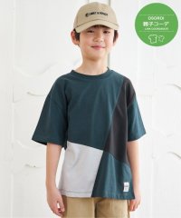 ikka kids/【親子おそろい】斜め切り替えブロックスT（120〜160cm）/507797364