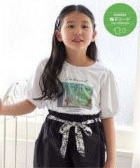ikka kids/【親子おそろい】ボリュームパフ袖プリントTシャツ（120〜160cm）/507797366