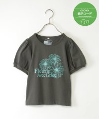ikka kids/【親子おそろい】ボリュームパフ袖プリントTシャツ（120〜160cm）/507797366