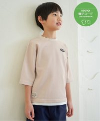 ikka kids/【親子おそろい】パイナップルレイヤード7分袖Tシャツ（120〜160cm）/507832384