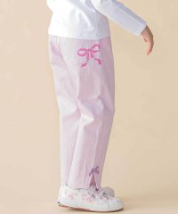 BeBe Petits Pois Vert/リボンプリントカラーデニムロングパンツ(95~150cm)/507896769