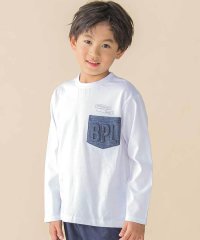 BeBe Petits Pois Vert/エンボスポケット天竺長袖Tシャツ(95~160cm)/507896775