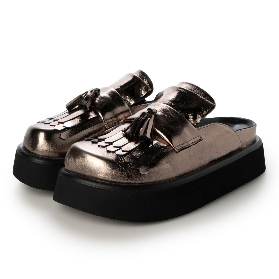 【超美品】MANA ミュール 585010&585011 レリーフ・ミュール